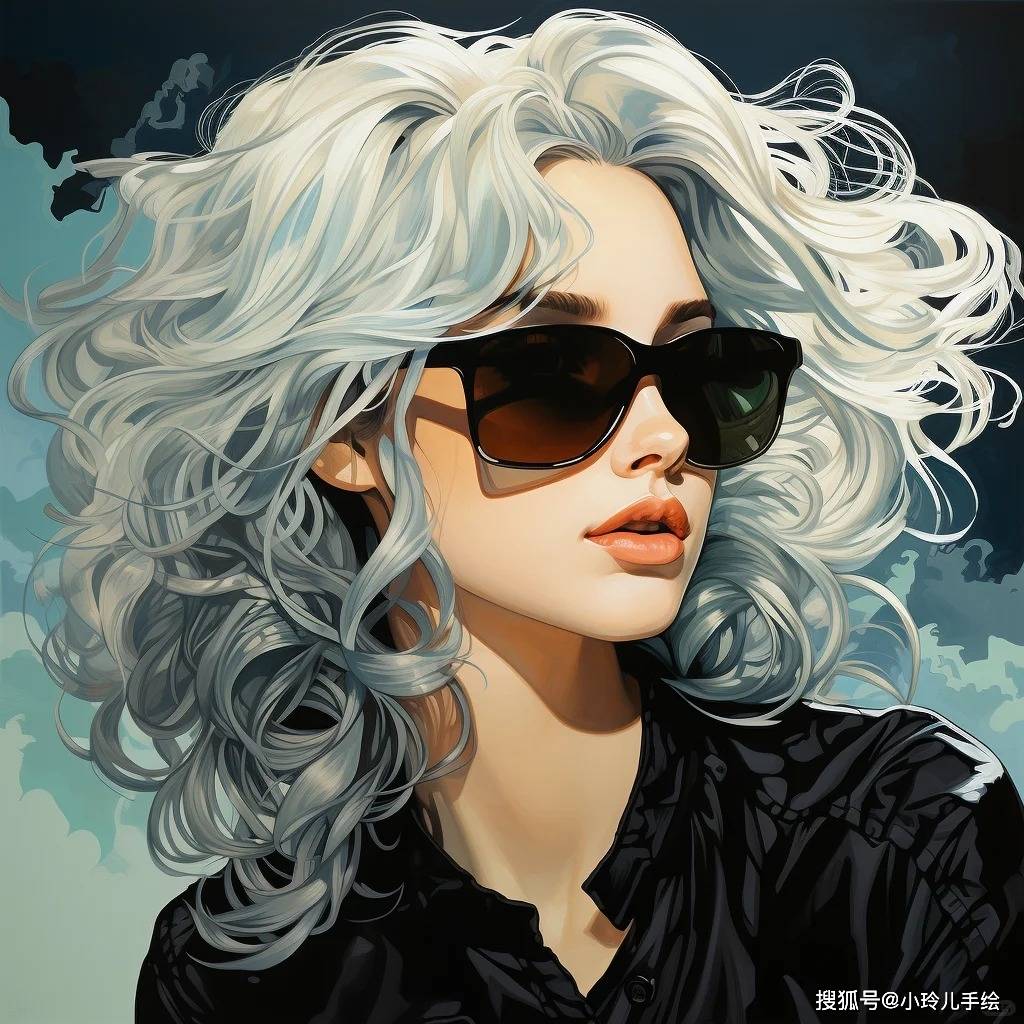 小玲儿手绘作品欣赏:总结:头像女生的风格多种多样,高冷霸气与动漫