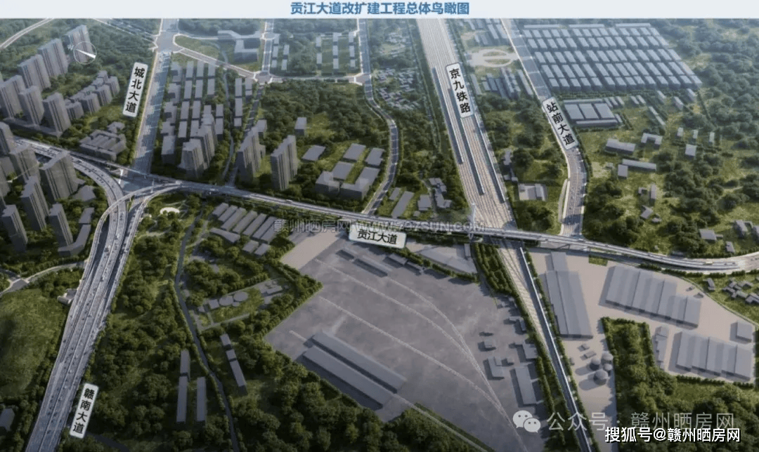 贡江大道改扩建工程有最新进展_赣县_项目_高架