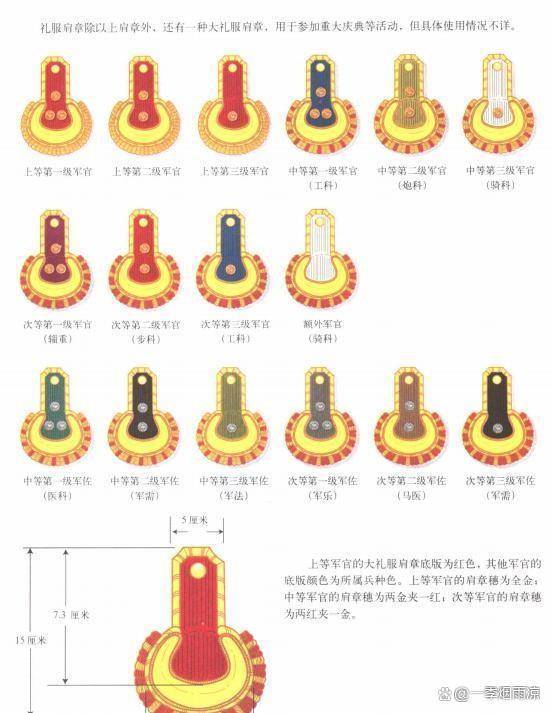 清朝新军军衔图片