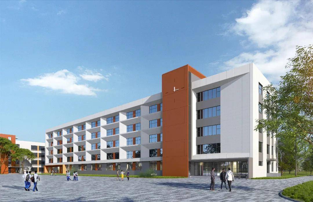 秦皇岛市第十中学集团海阳校区最新施工进展