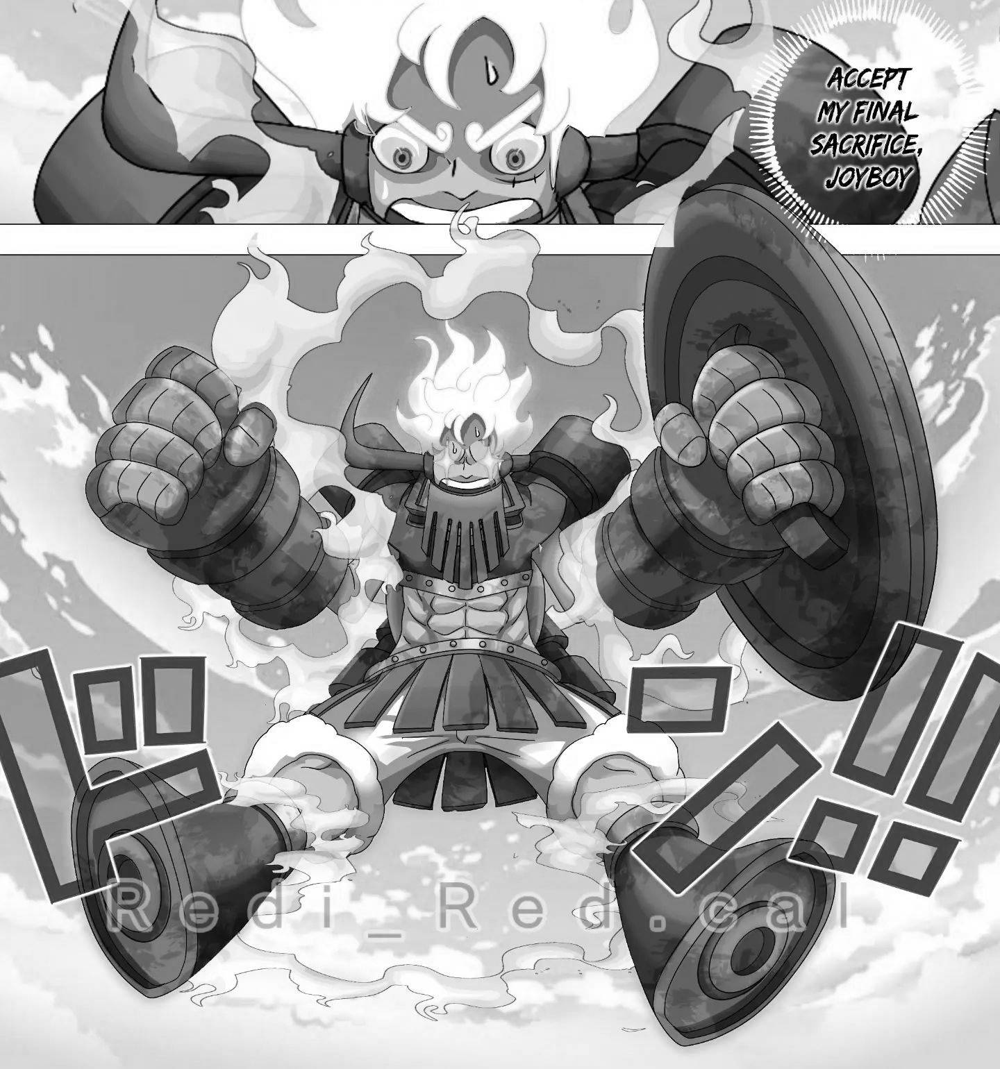 海贼王1122话情报:炸裂,古代机器人跟尼卡合体,四皇大妈登场了