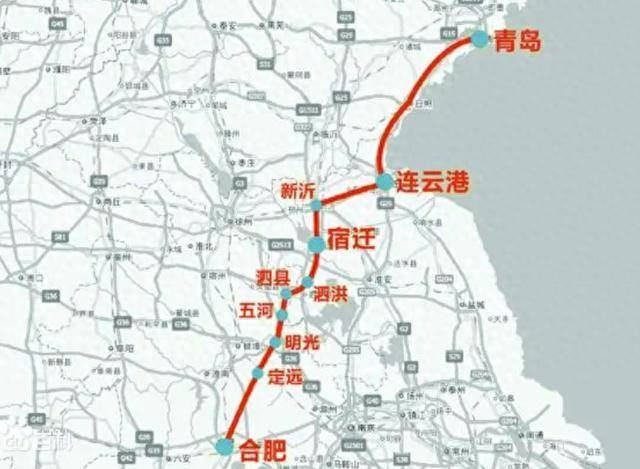 合青高铁线路图图片