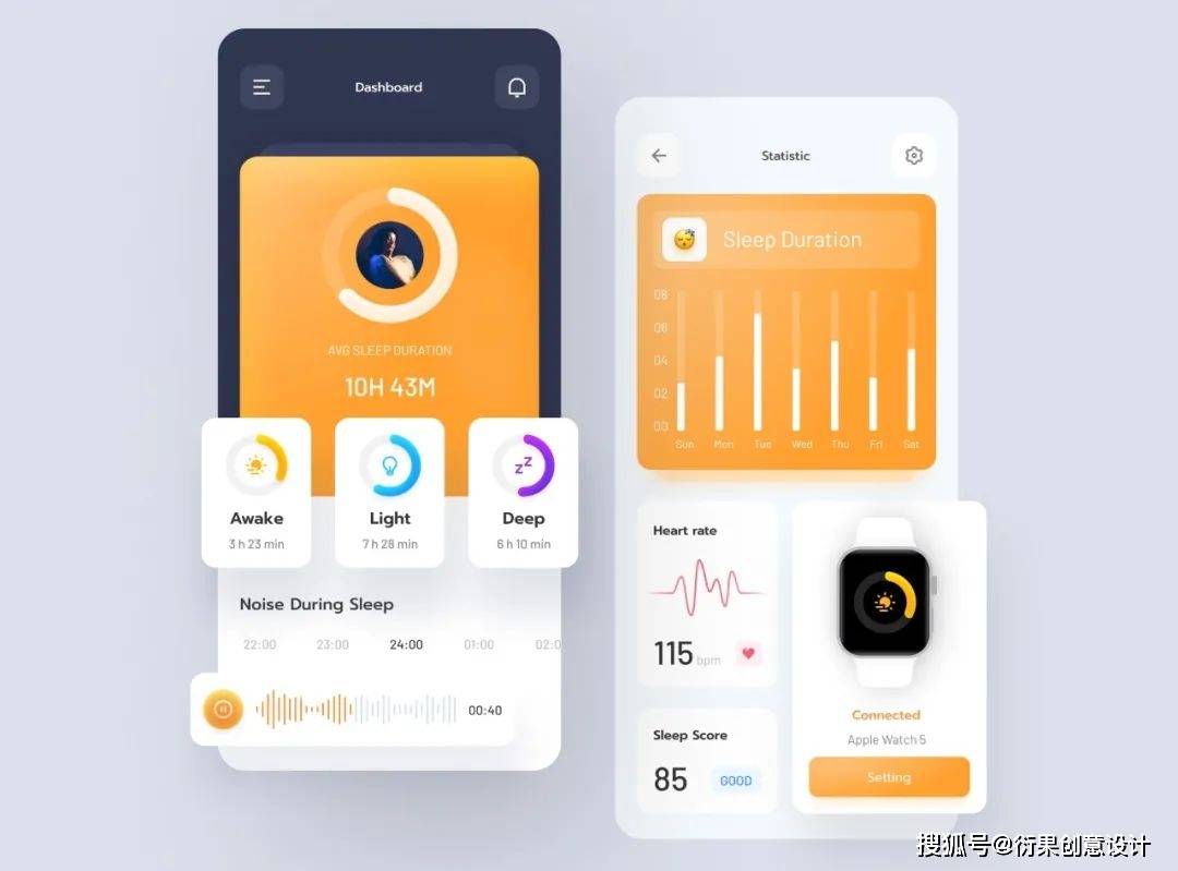 【ui设计】国外app界面设计欣赏