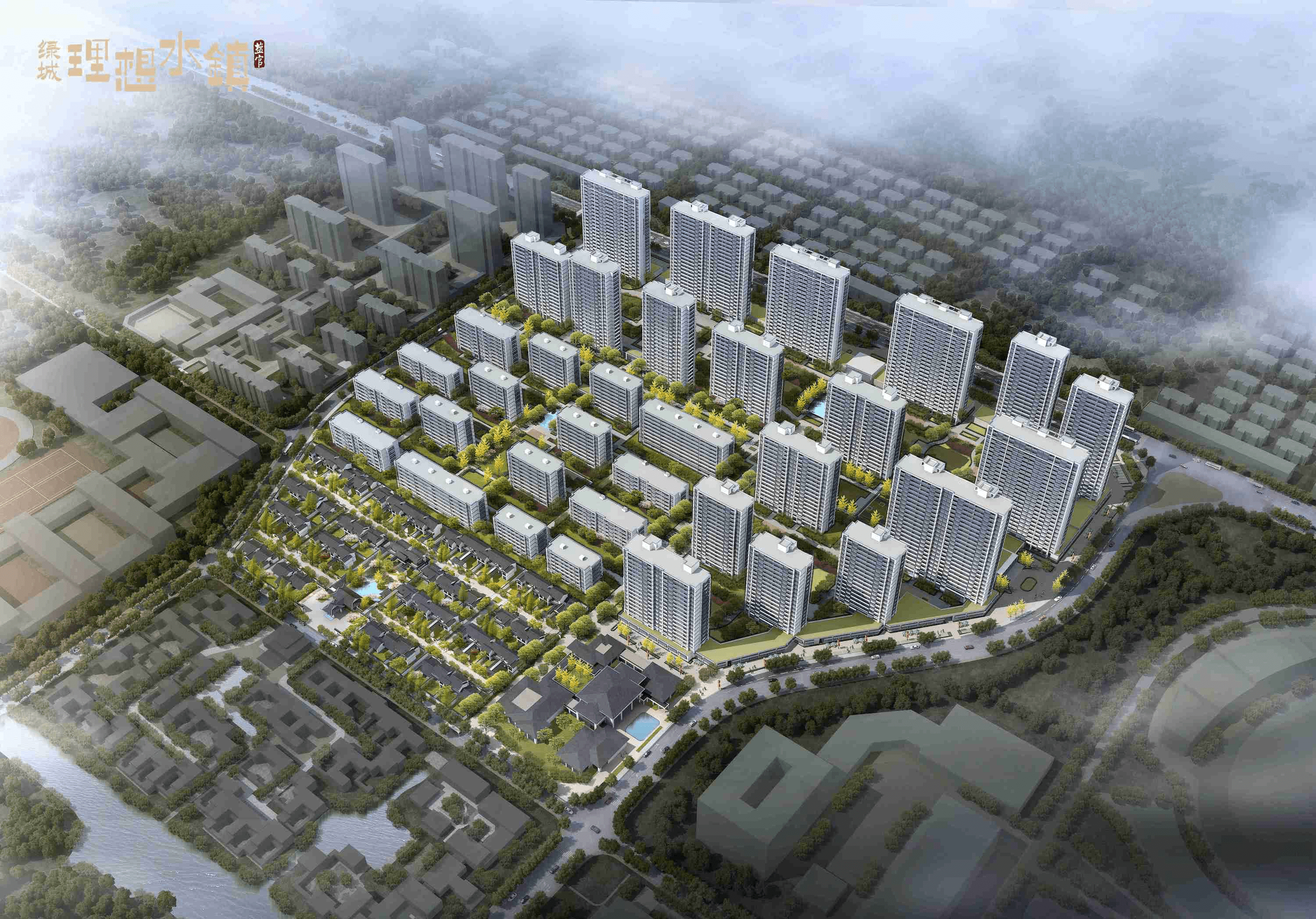 海宁盐官绿城理想水镇售楼处电话→售楼中心→首页网站→楼盘百科
