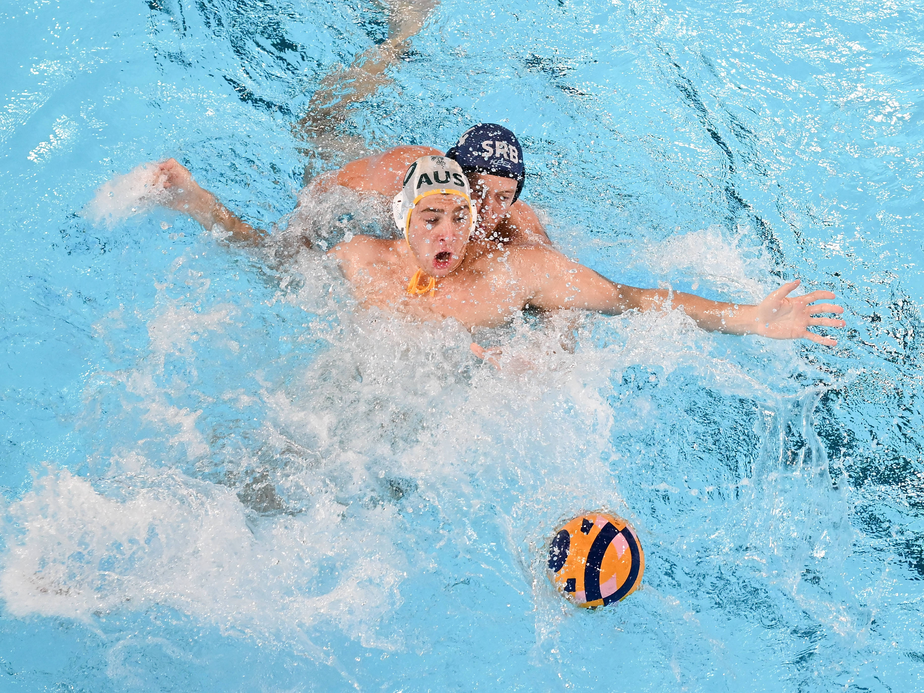 巴黎奥运会|水球——男子:澳大利亚胜塞尔维亚