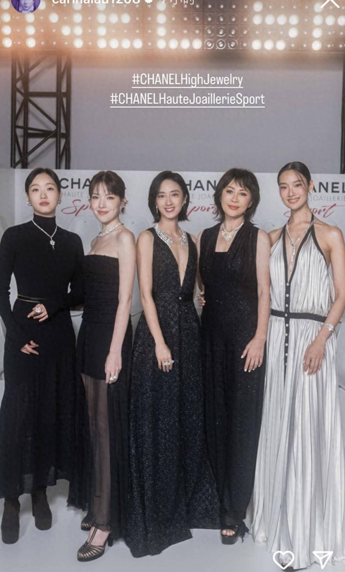 58岁刘嘉玲罕见现身台北,与小18岁桂纶镁合照,优雅成熟不输后辈