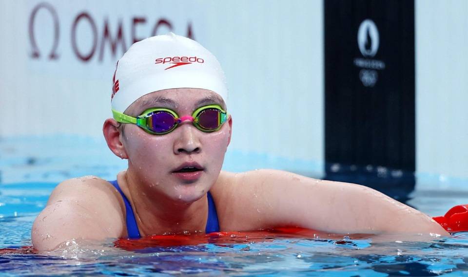 李冰洁1500自无缘奖牌,莱德基刷新奥运纪录,领先亚军10秒33
