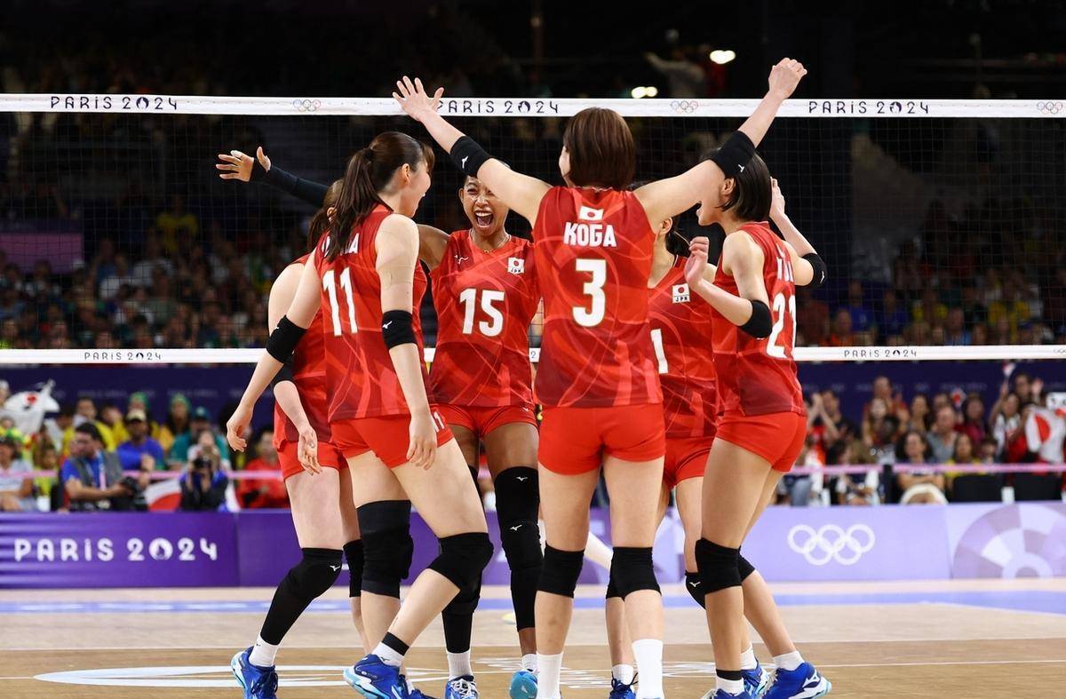 日本女排0-3完败巴西 奥运小组赛两连败出线告急