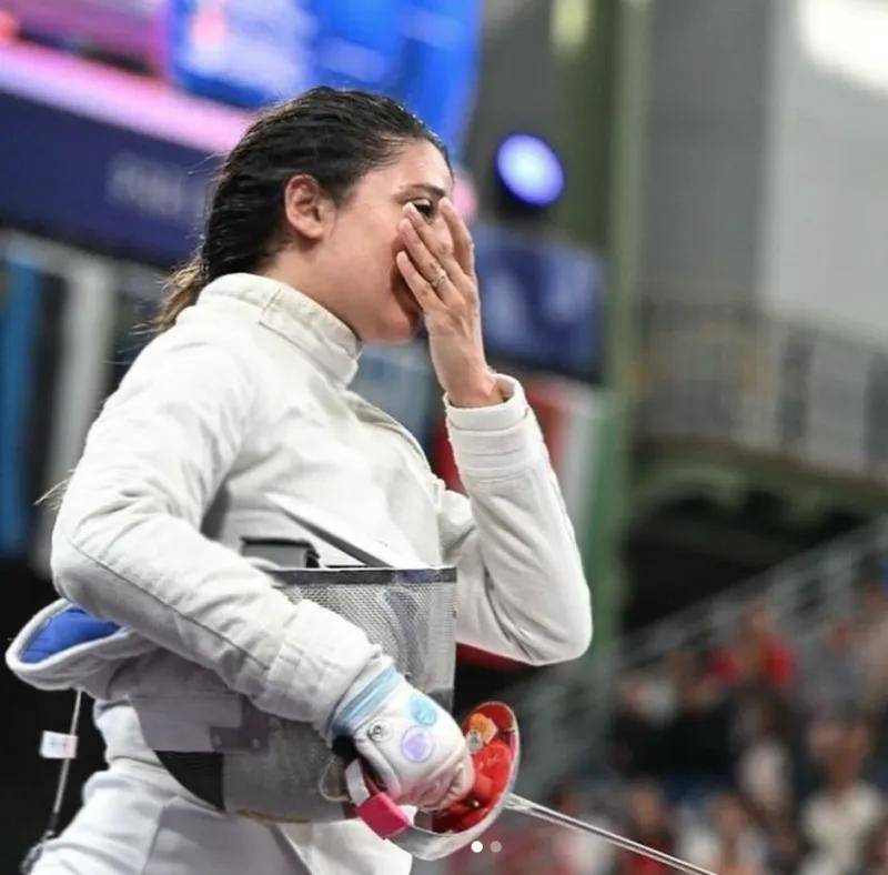 致敬!追逐奥运梦想的伟大女性:埃及佩剑运动员娜达-哈菲兹