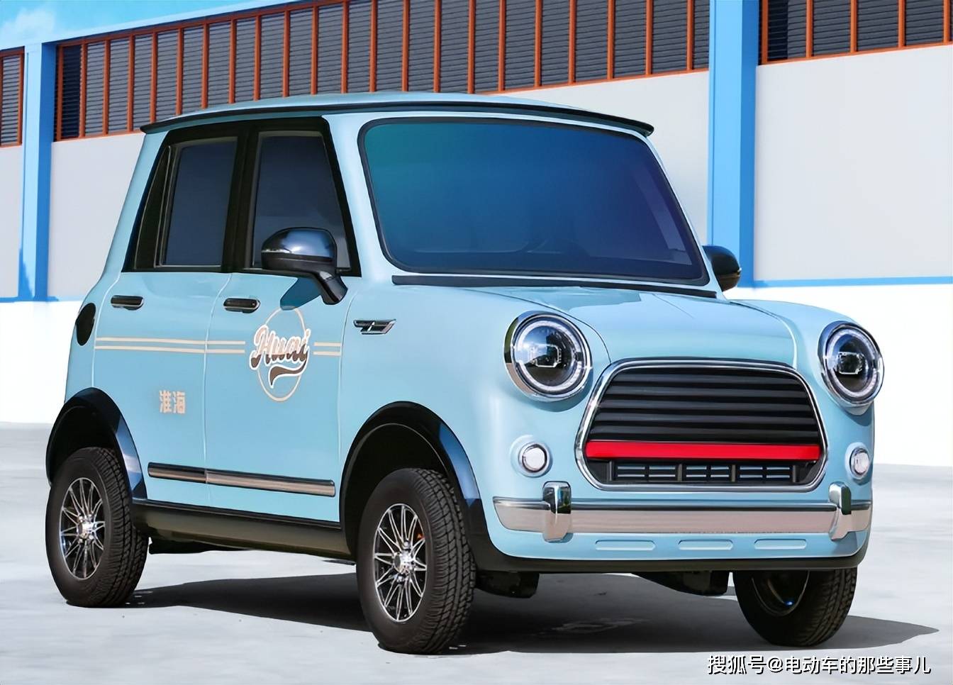 淮海en23低速四轮电动车来了,复古造型,动力澎湃,适合老年人