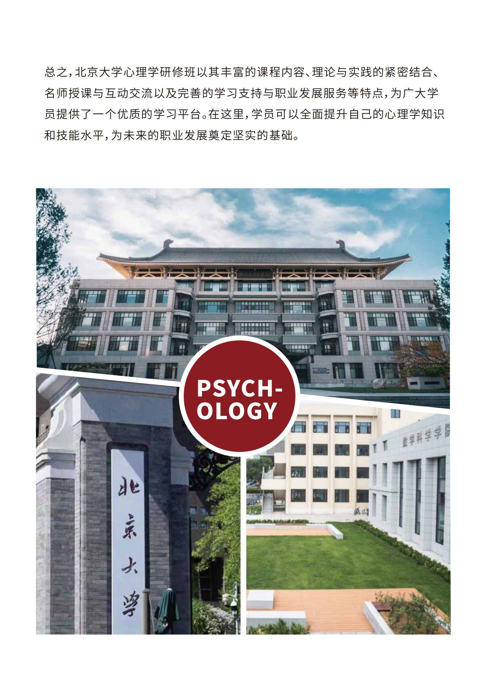 北京大学心理学研修班