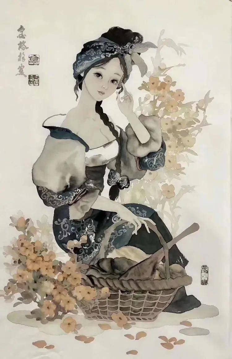 水墨画家金格格_人物_作品_艺术