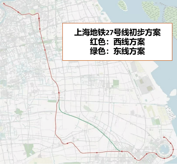 上海27号线线路图高清图片