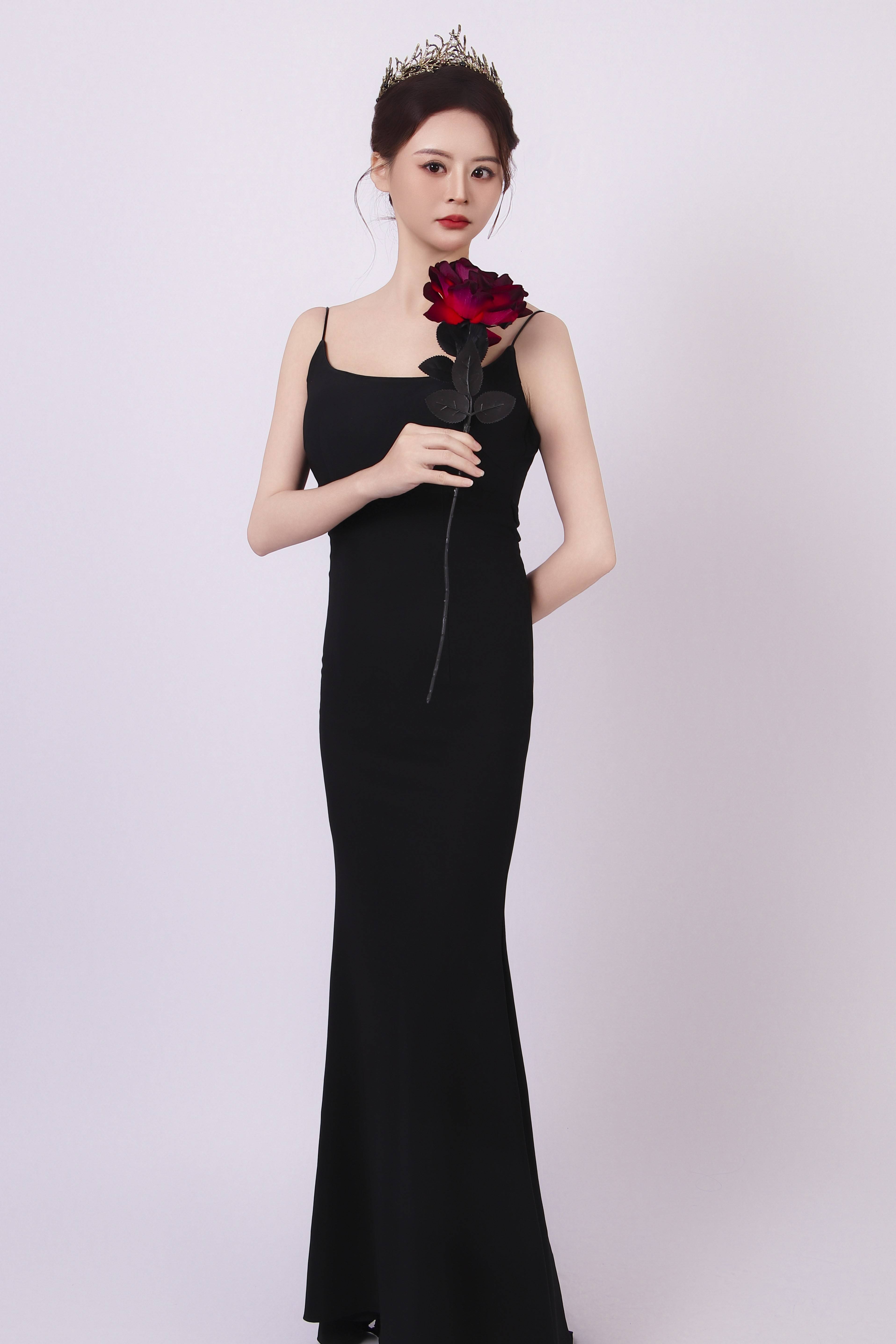 模特小米:时尚绽放