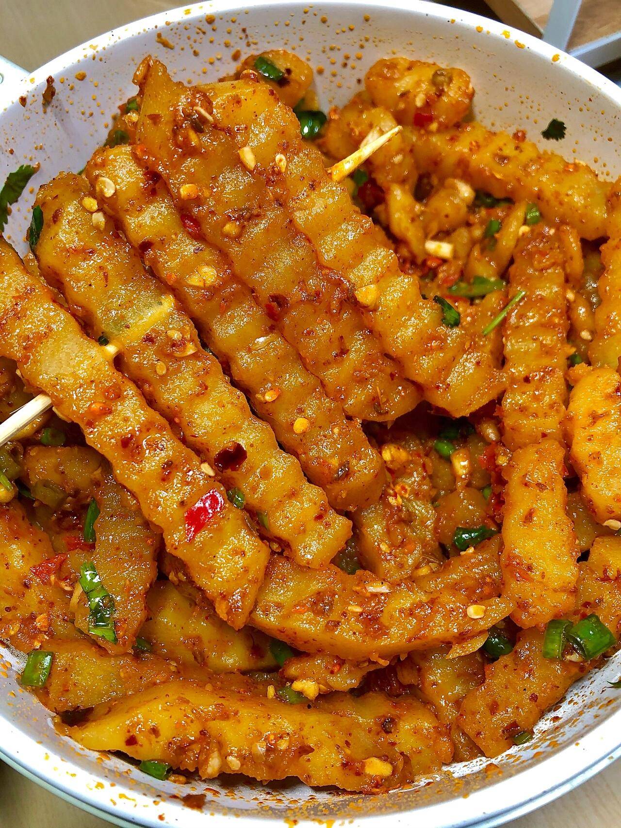 狼牙土豆条_调料_小吃_调整