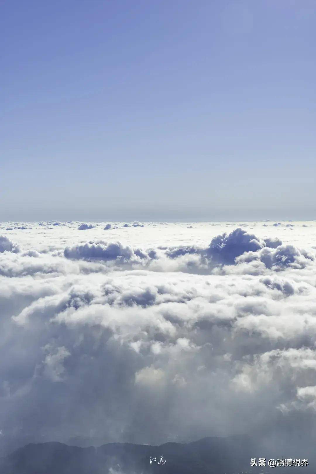 旅游山东·泰安 | 泰山:一幅云蓝一叶舟_云海_云雾_天空