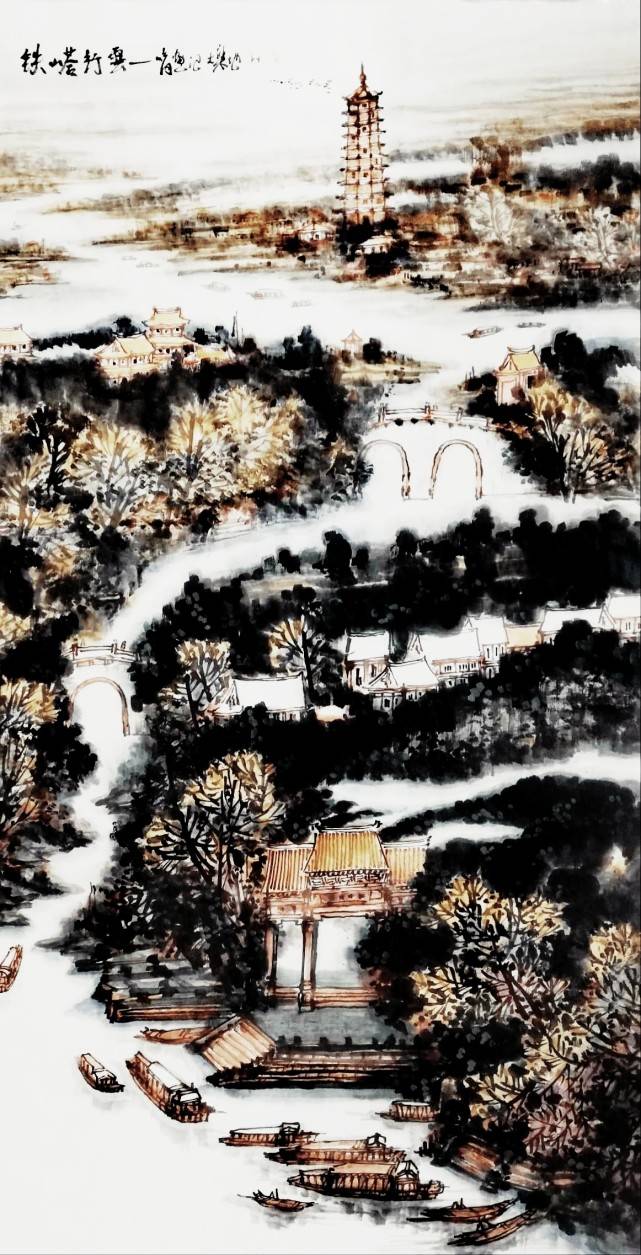 【艺术中国】著名城市山水画家王一鸣先生作品品鉴_the_wang_yiming