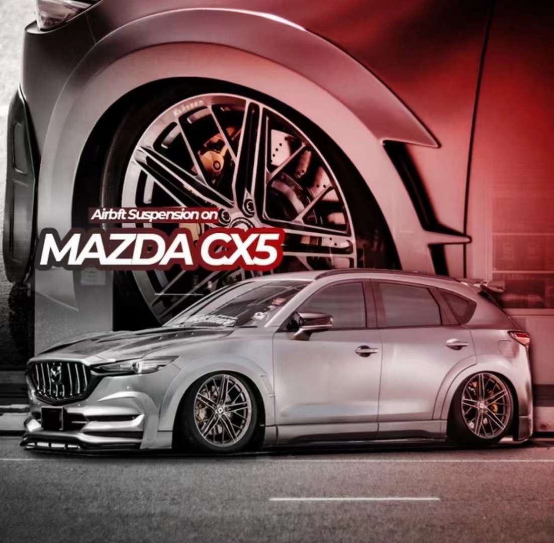 马自达cx5改装airbft气动避震低趴风格