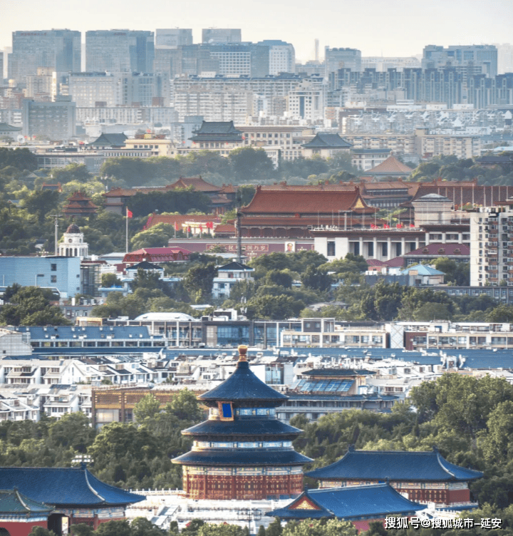 天坛公园 全景图图片