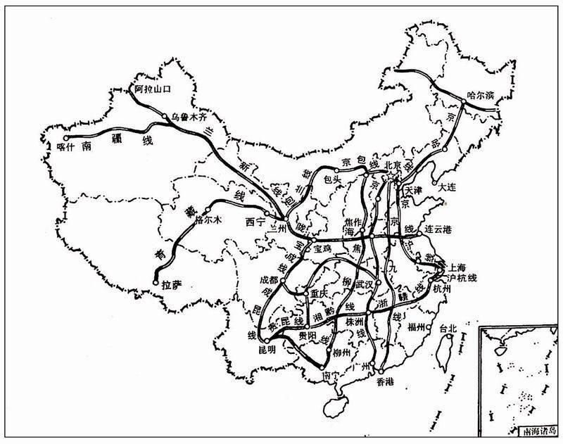 川藏铁路线示意图图片