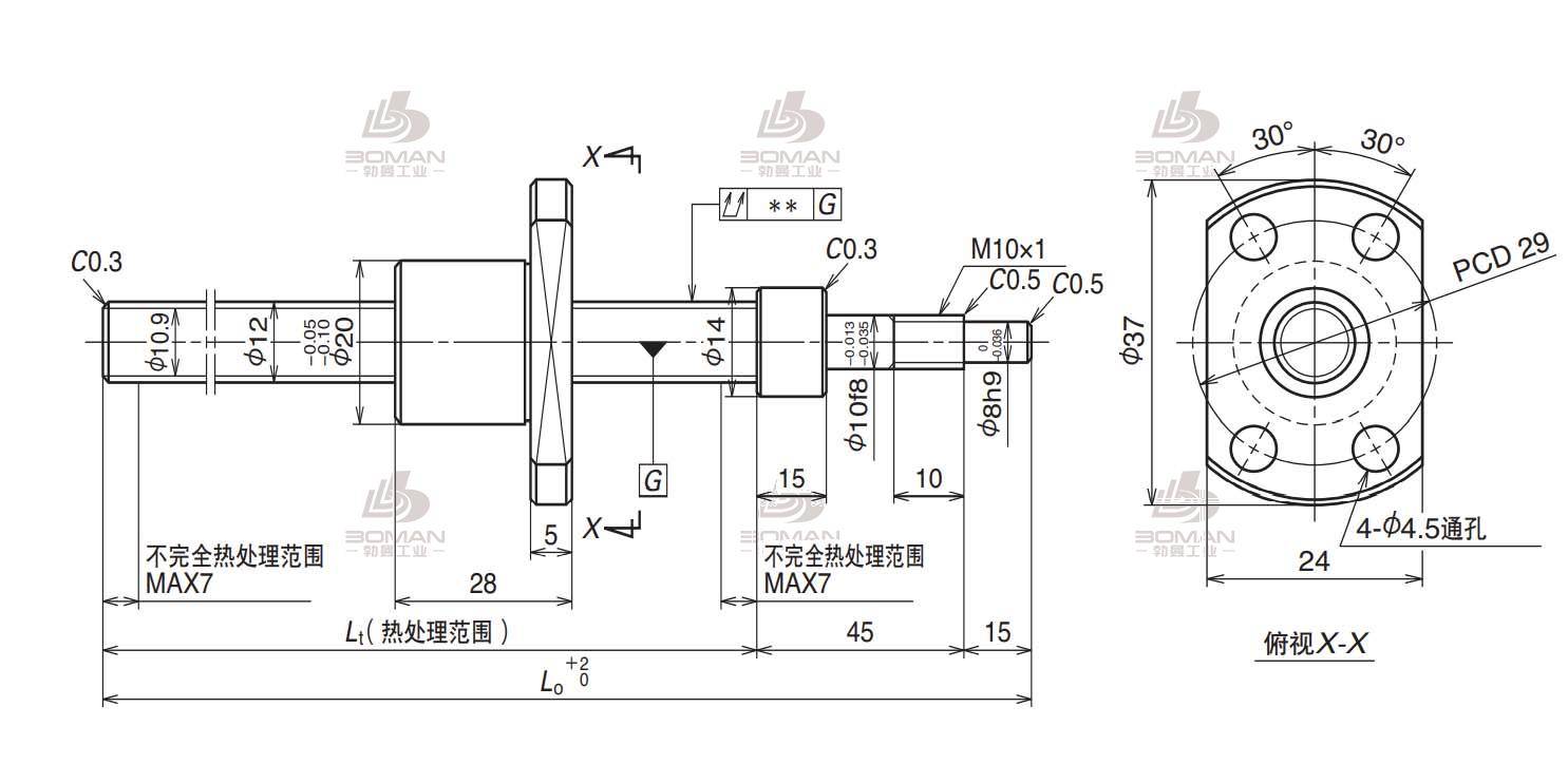 螺母cad画法图片