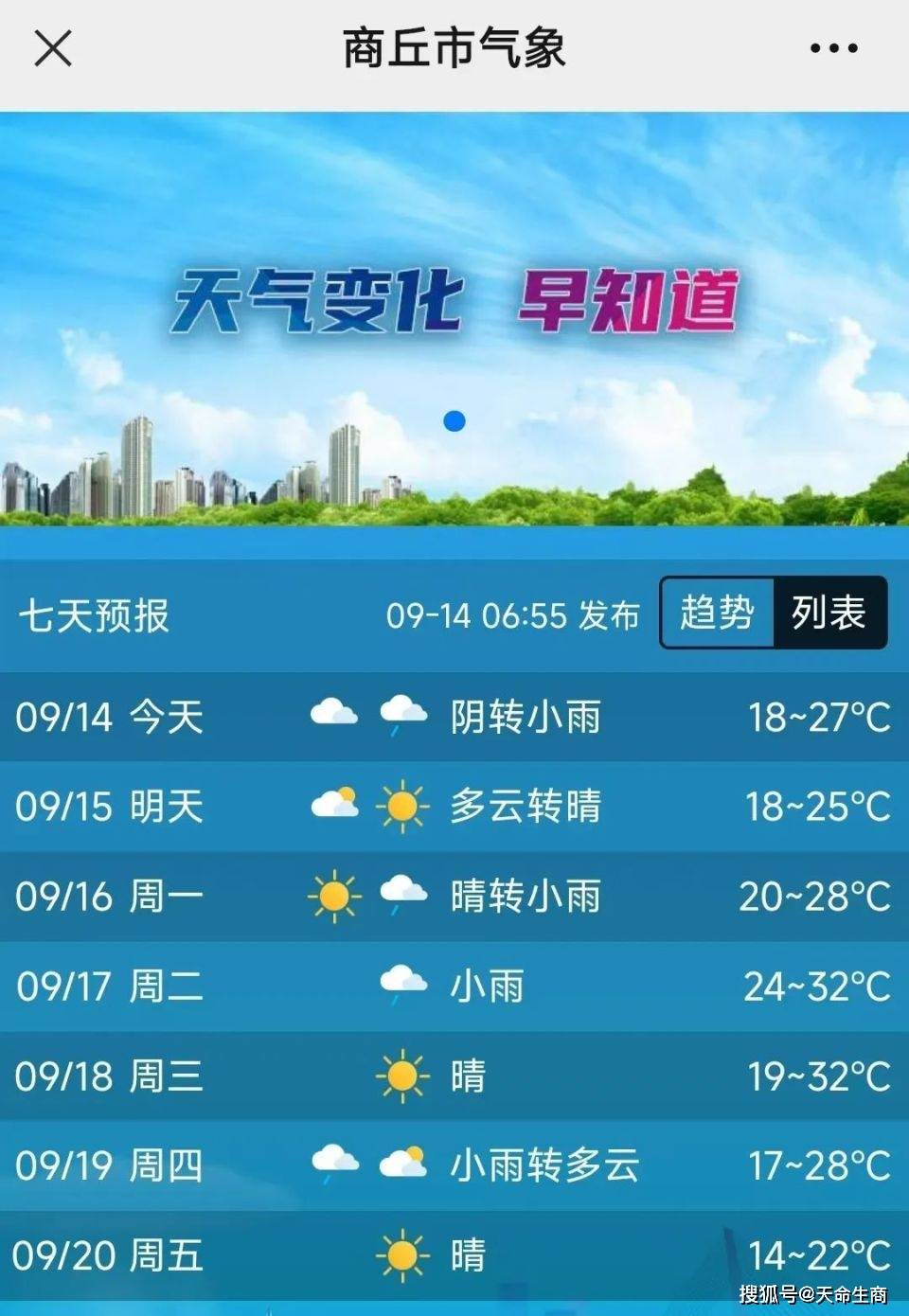八月天气在线
