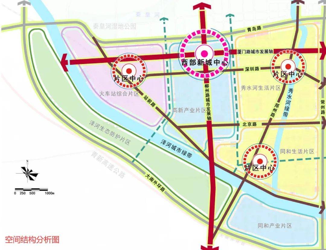 平度市高新技术产业区规划披露,泸州路东侧为集中居住区