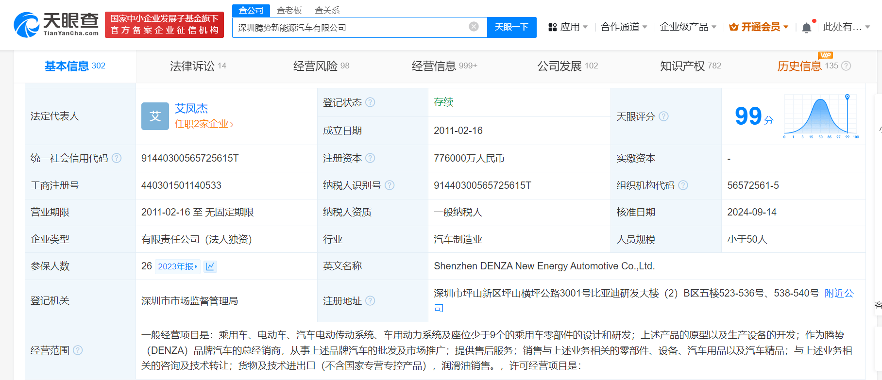 奔驰退出比亚迪腾势汽车公司