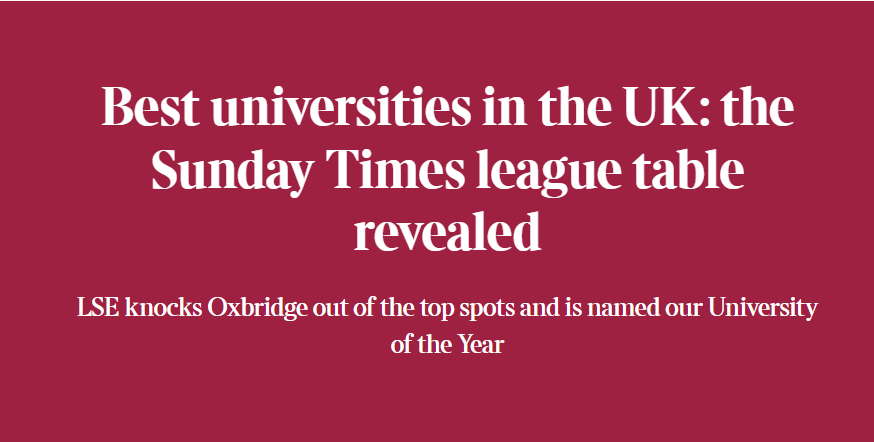 Times英国大学2025版排名发布-华闻时空