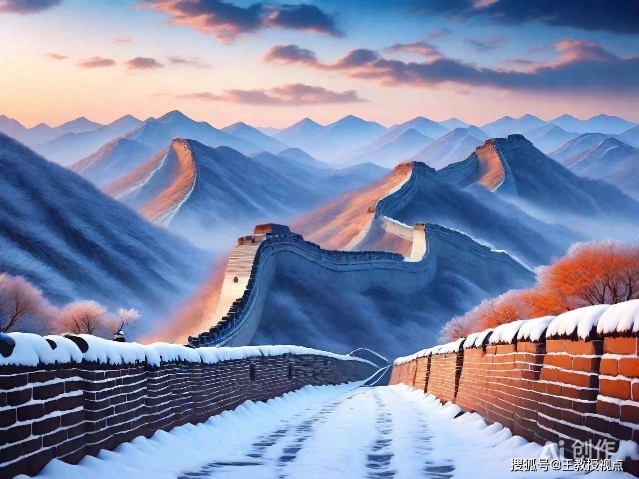 《沁园春·雪》:北国雪景中的历史豪情