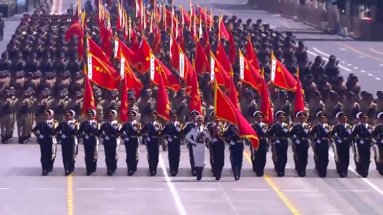 2021年建军节大阅兵图片