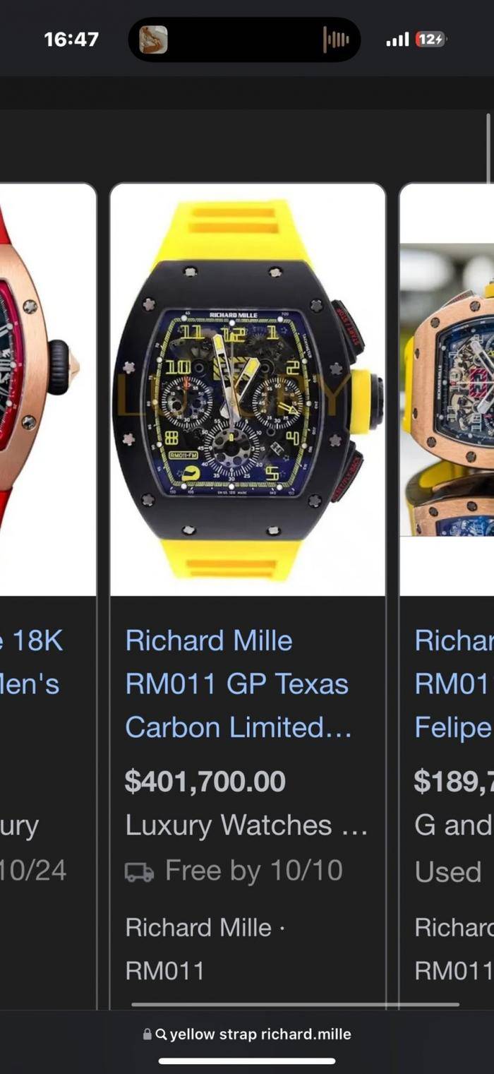 记者误把塔图姆的名表当做儿童玩具表_理查德·米勒_richard_德里克