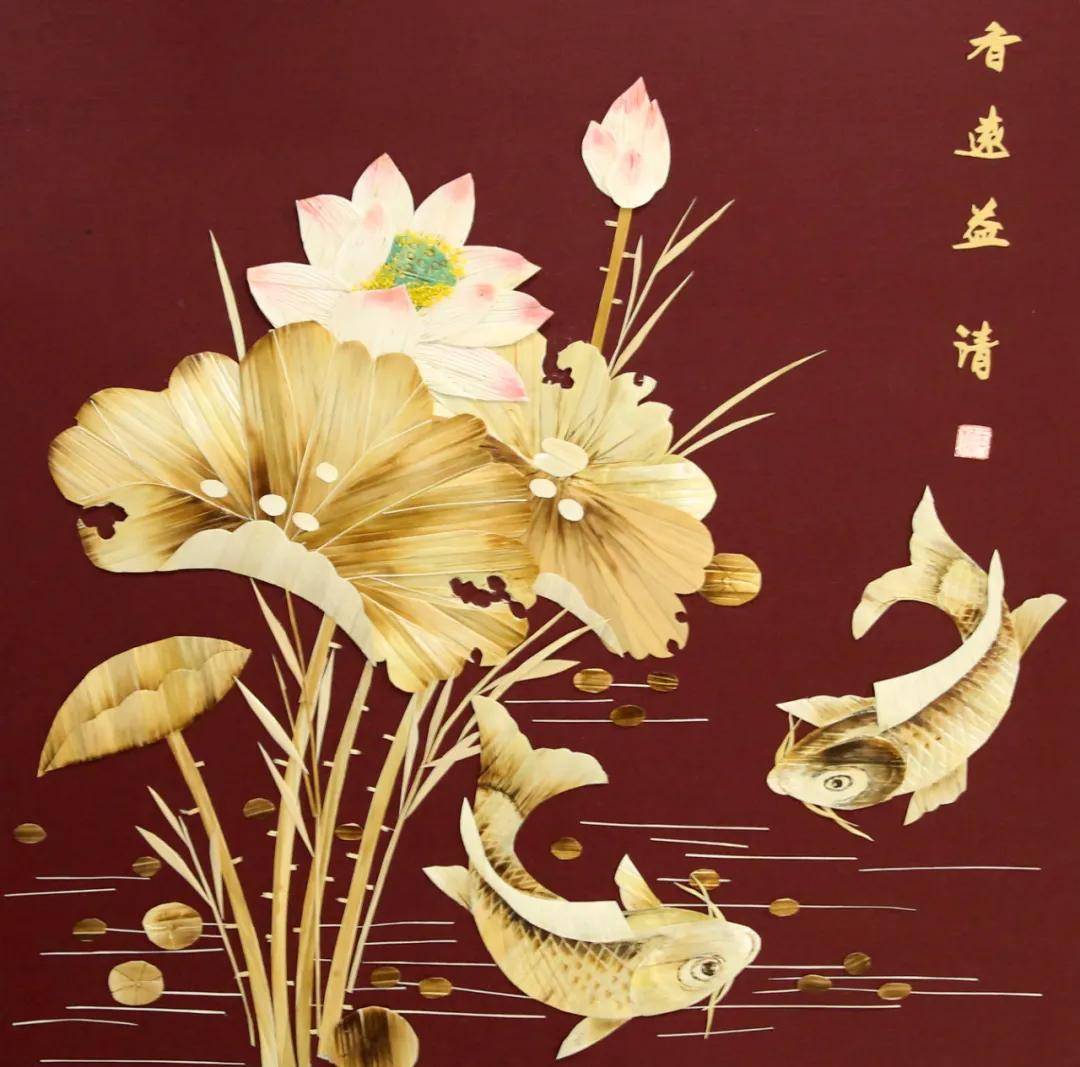 艺术名家周玉梅麦秆画邀请展