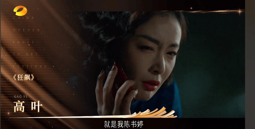 高叶凭《狂飙》夺金鹰奖最佳女配角，演技获赞-高叶参演的电视剧