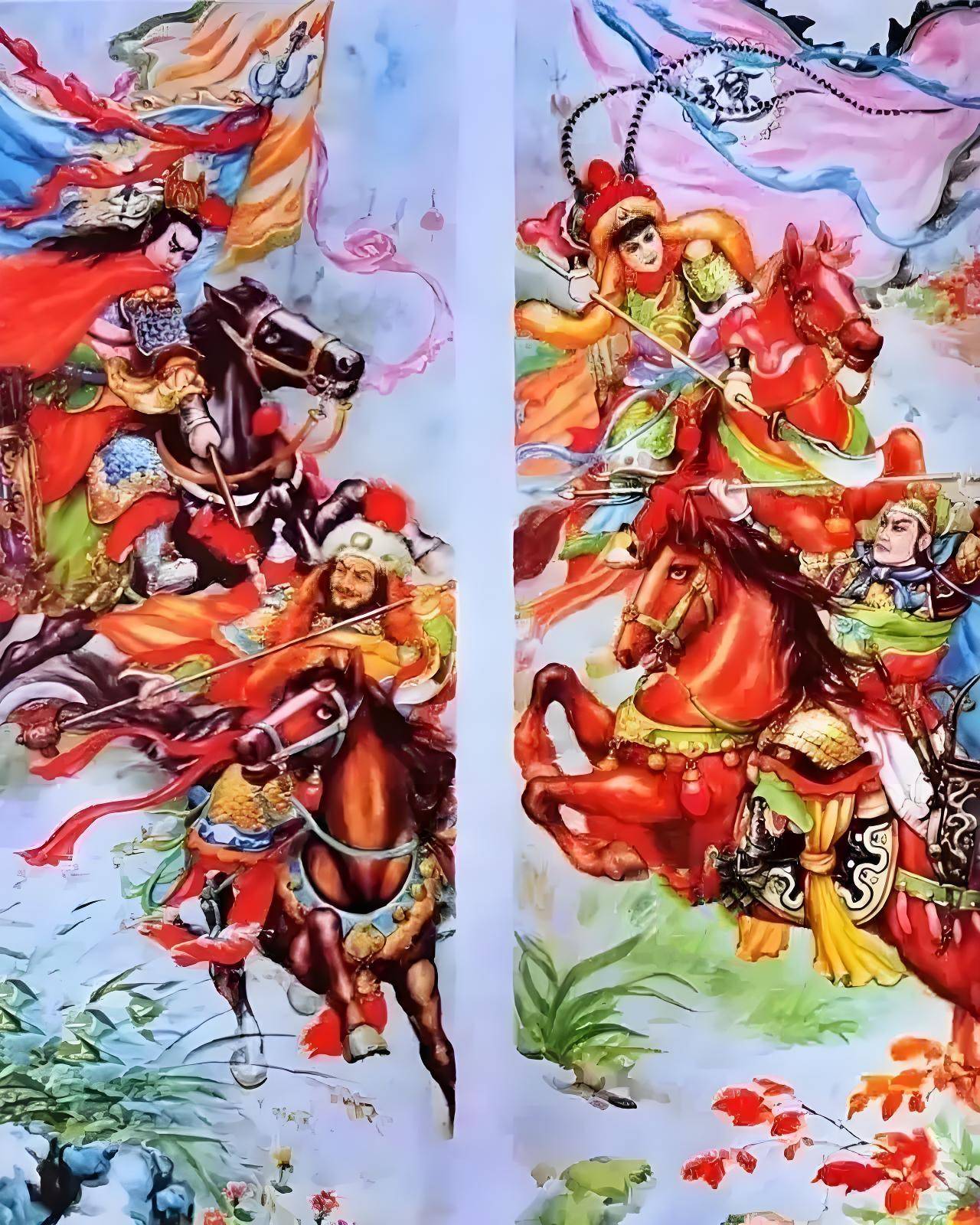 杨文广母子比武杨文广杨金花兄妹杨文广与杨金花杨文举与杨金花杨延琪