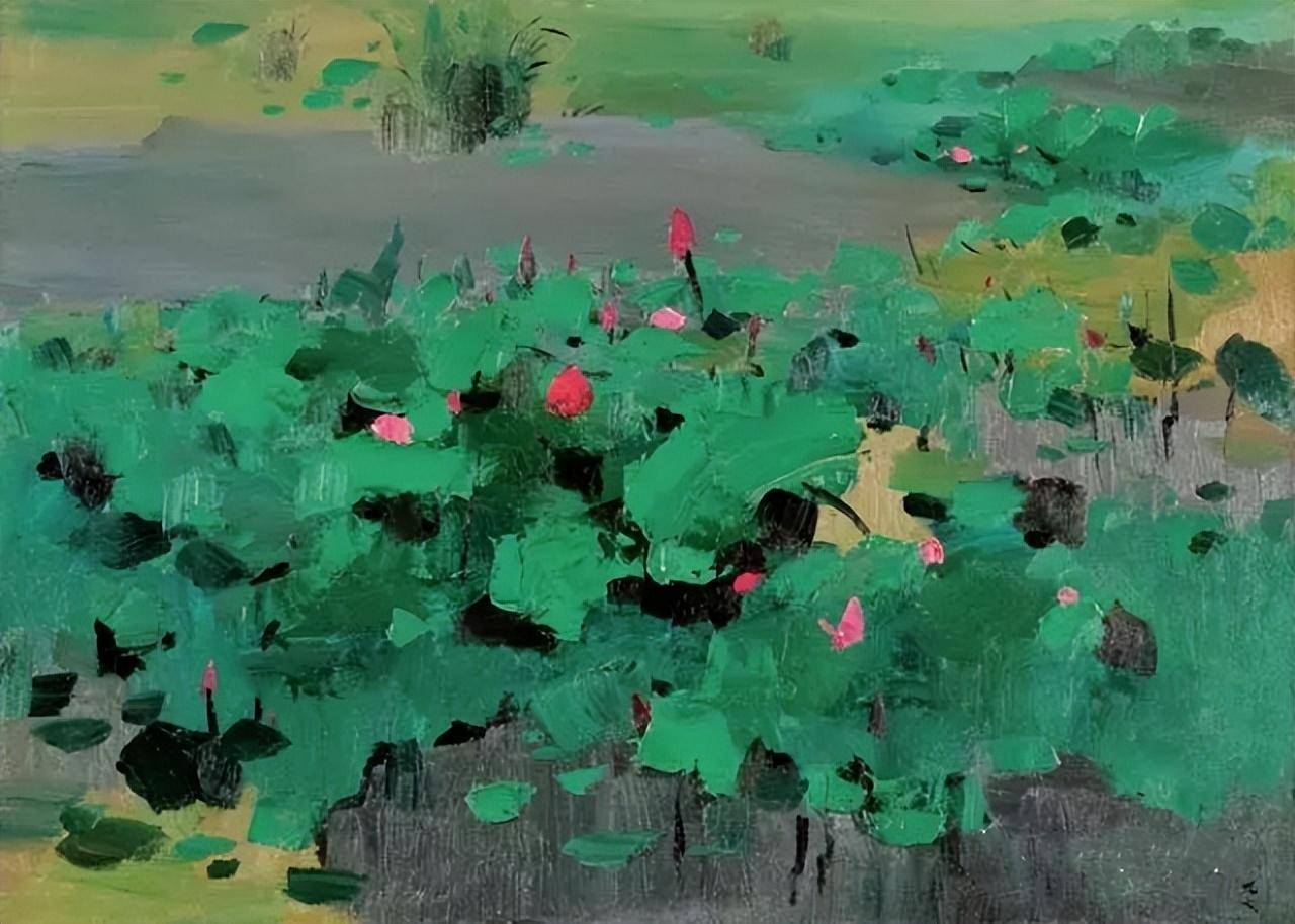 57幅吴冠中的油画,太美了!