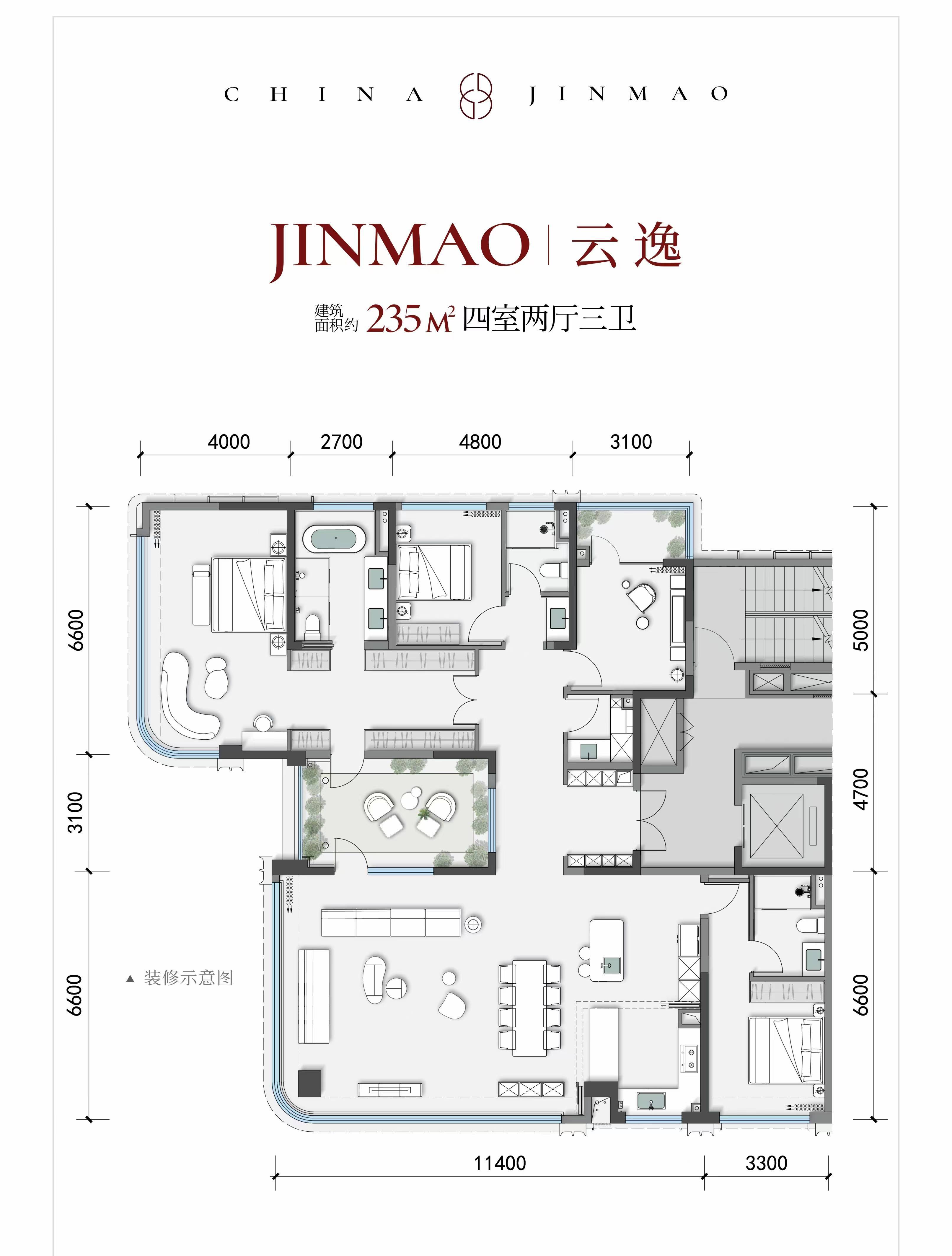 阜阳界首锦华府户型图图片