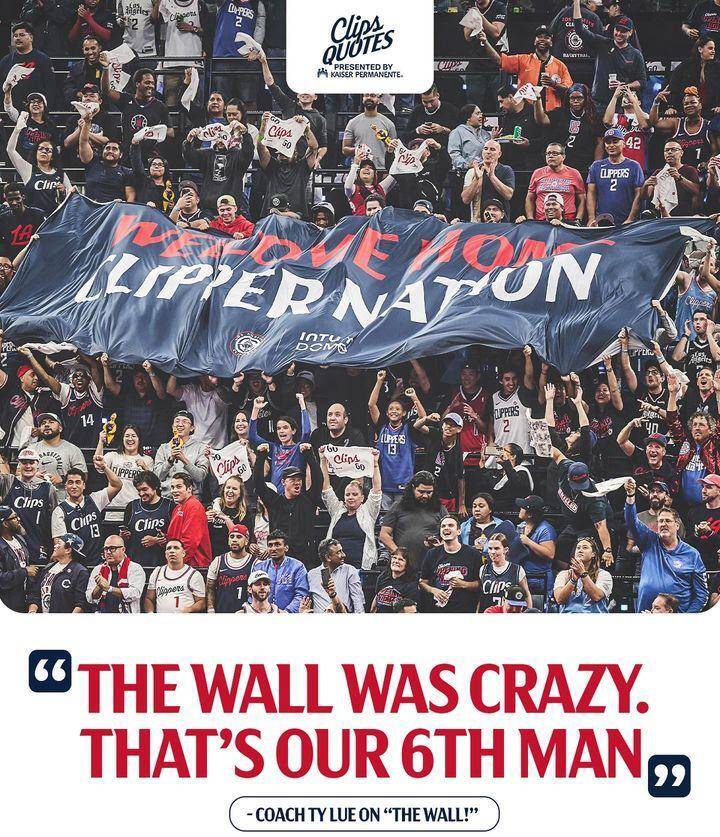 快船新主场不赢原因找到了?球迷墙反作用 快船连续三战丢关键罚球