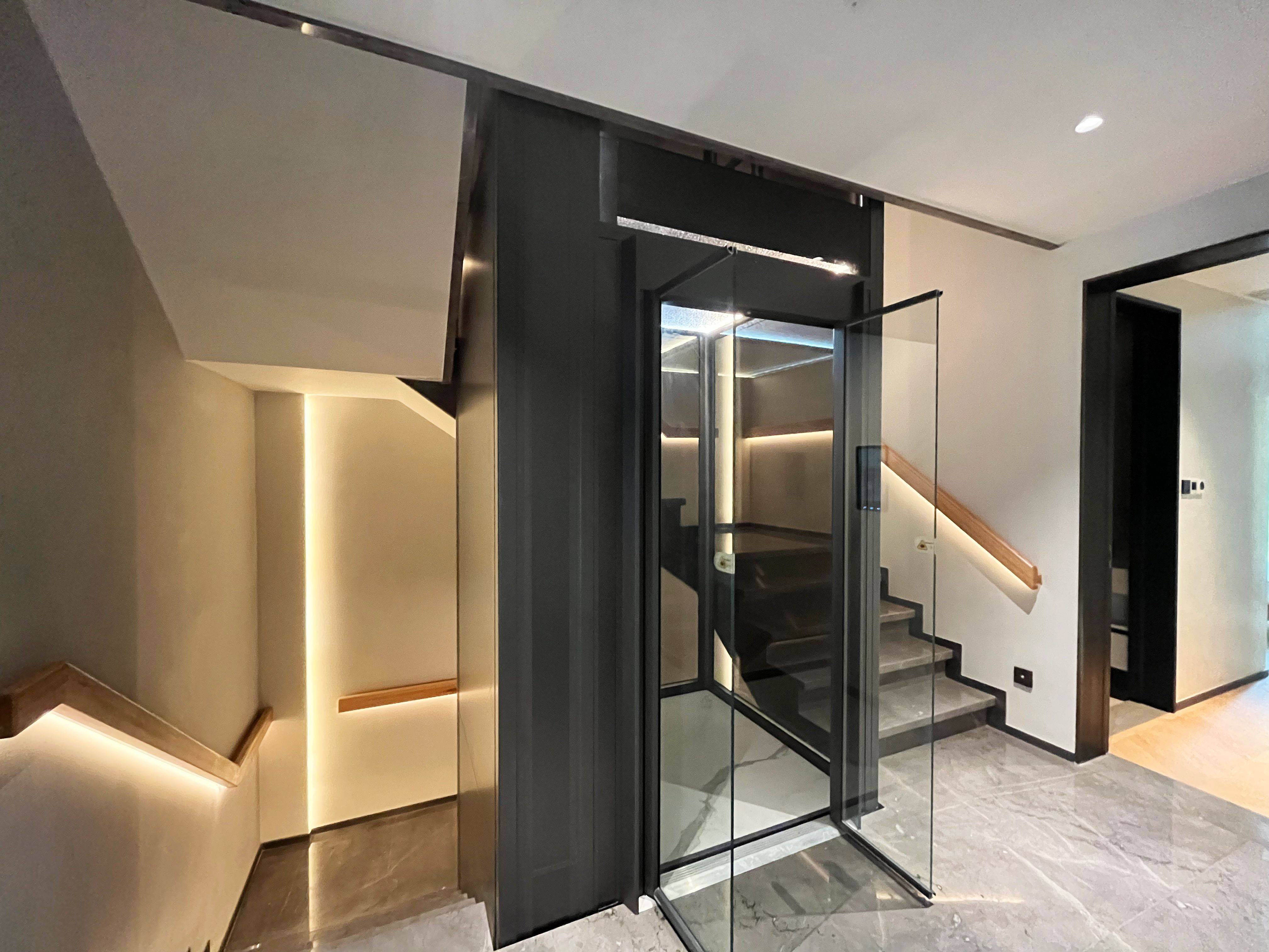 科锐曼别墅电梯s系列安装纪实:家的温馨升级