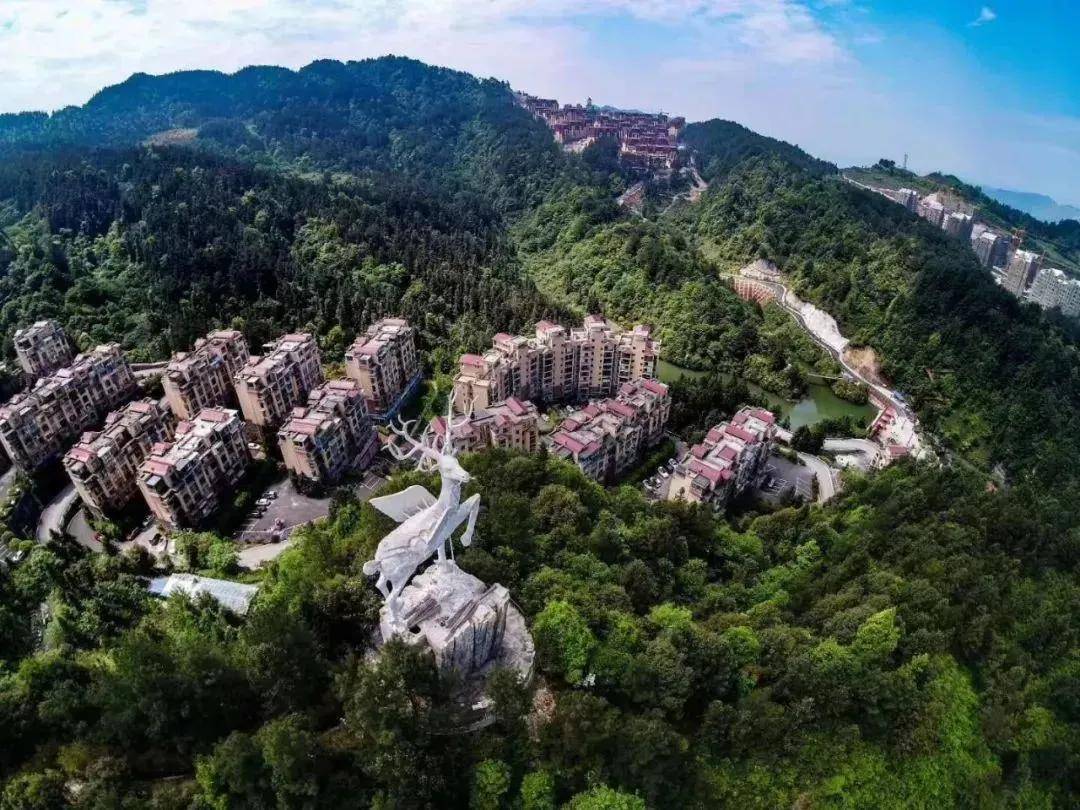 桐梓有个重庆人避暑后花园之称的"枕泉翠谷避暑度假区"距离巴南155