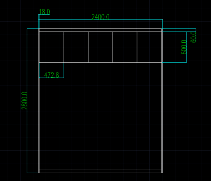 用浩辰cad画衣柜模型具体操作步骤解析,设计师可收藏
