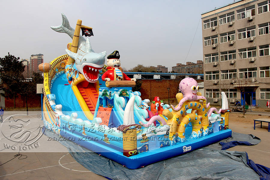 高人气的一款充气城堡滑梯介绍给大家