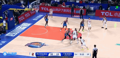 莫兰德22+14+6，徐杰32+7+9，广东94