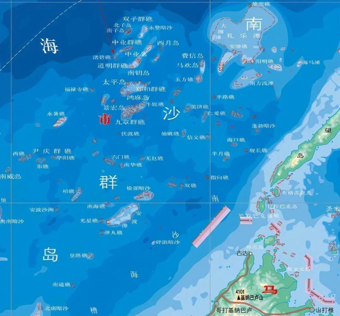 卫星显示：越南吹填6个岛礁，在柏礁上，正建立3公里长跑道_南海_岛屿_填海