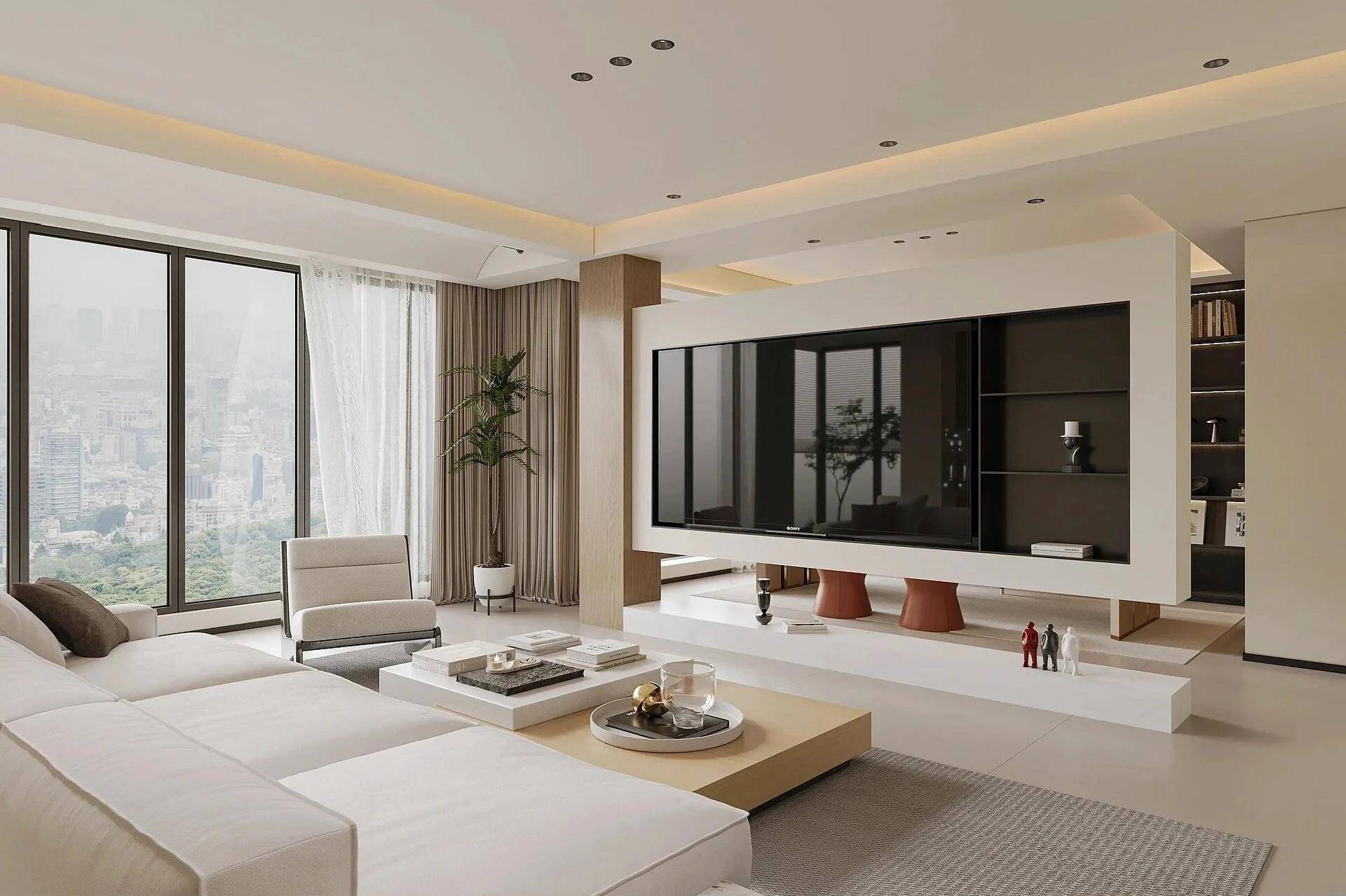 高颜值高质感的客厅装修案例!