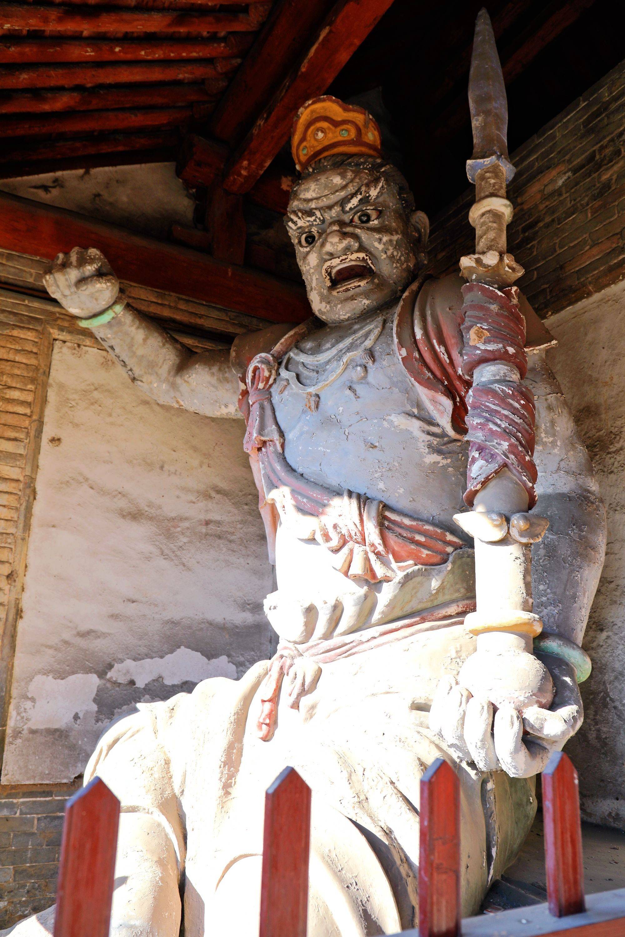 原创山西灵石资寿寺和少林寺有关的国宝寺院是彩塑壁画艺术的殿堂