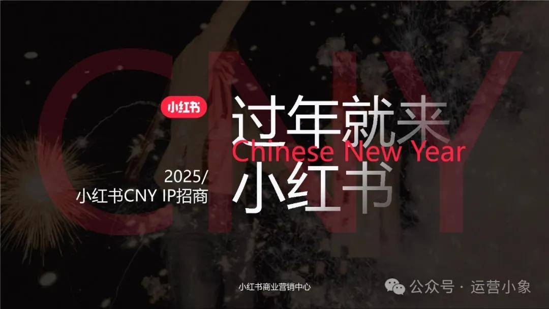 2025CNY“过年就来小红书”IP招商通案 