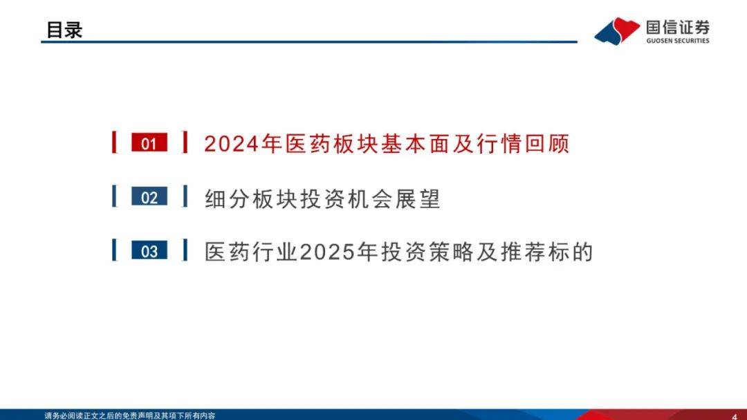 国信证券：2024年医药生物行业投资策略报告，细分板块投资机会展望