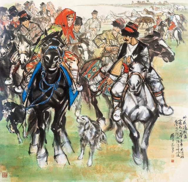 画家黄胄2024年成交最贵的十幅国画作品_搜狐网