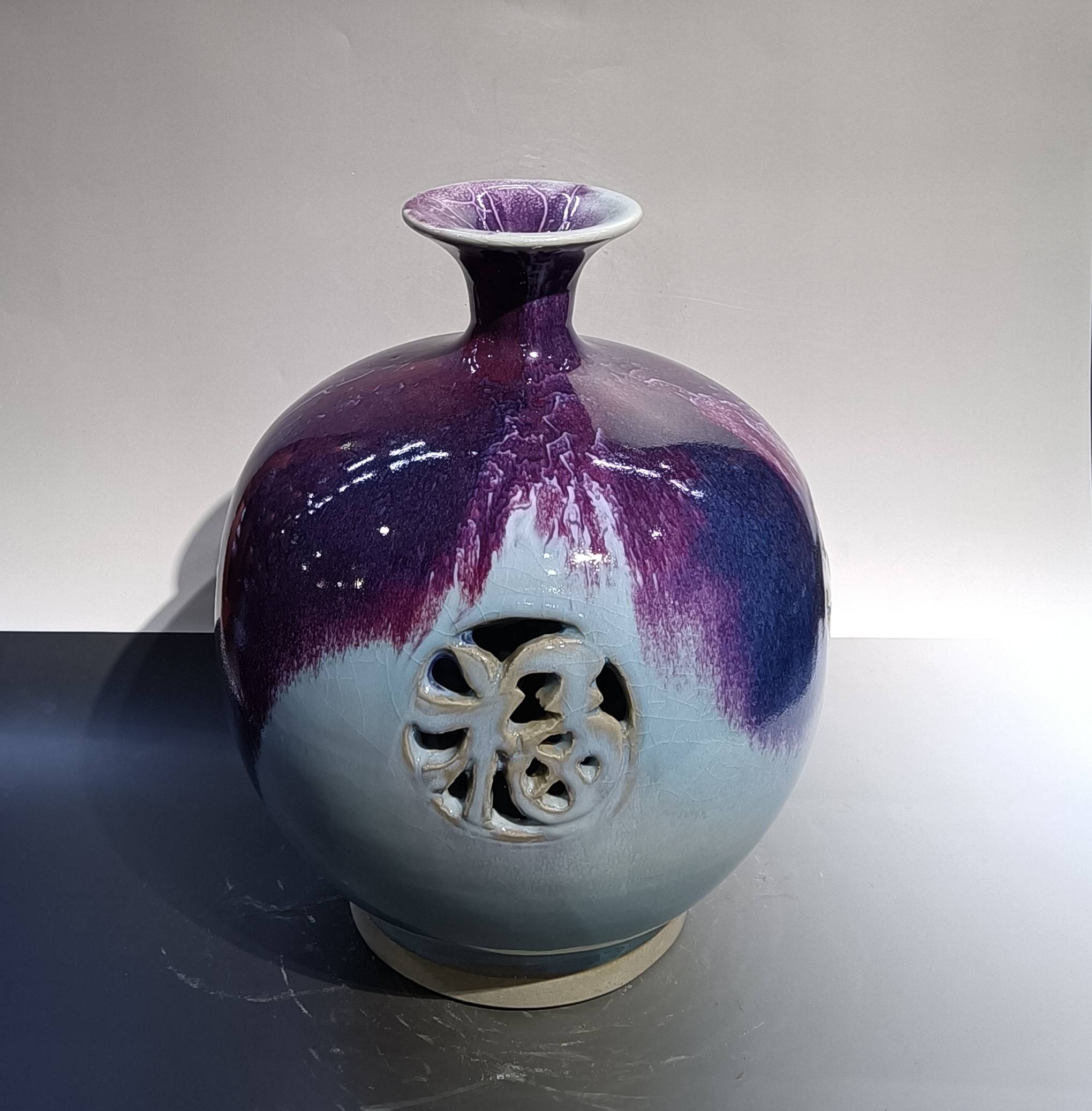 禹州市神垕镇鼎盛钧窑钧瓷浮雕作品展示